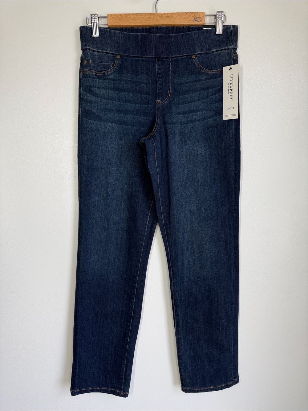 Liverpool Los Angeles Eco Pull On Slim Jeans – Size 6/28